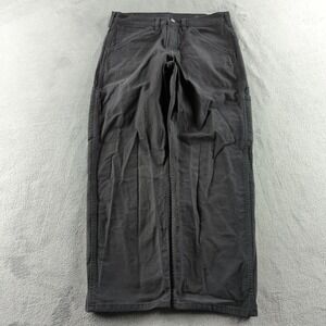 Levis 565 Workwear Jeans Mens 34x30 Black Faded Relaxed Workwear Denim Cotton